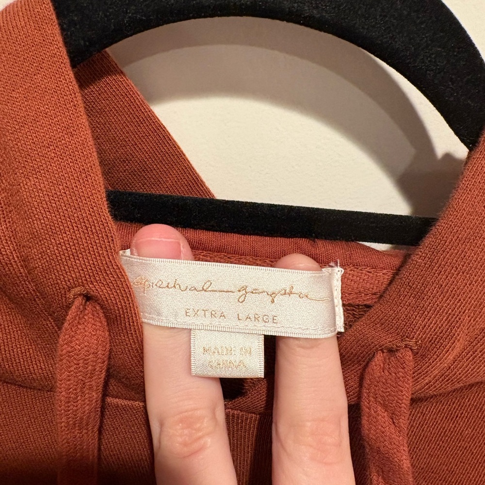 Spiritual Gangster Warrior Classic Hoodie in Rich Sienna - Picture 2 of 12